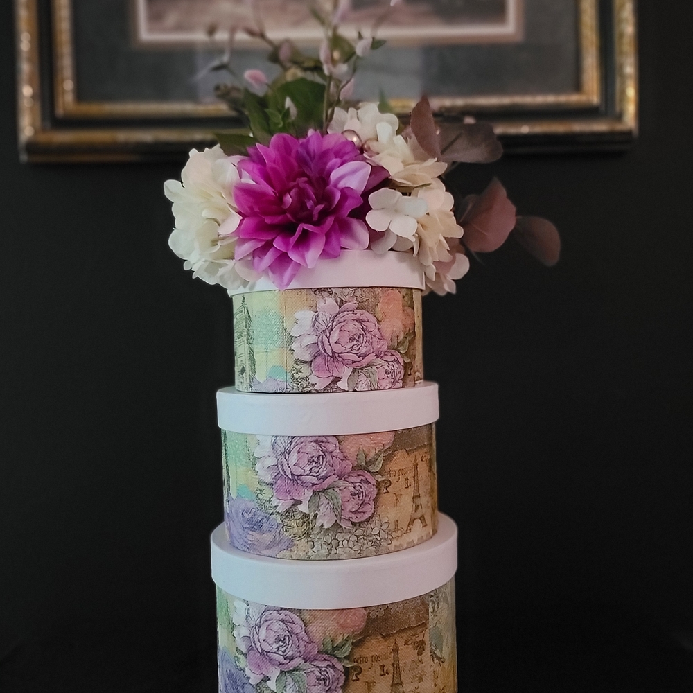 Pink and White Faux Floral Accents for Elegant Decor